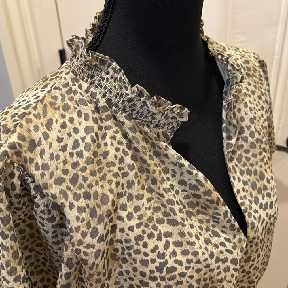 Asymmetrical Leopard Print Dress